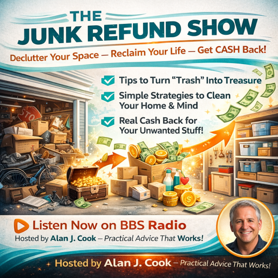 The Junk Refund Show promo flyer