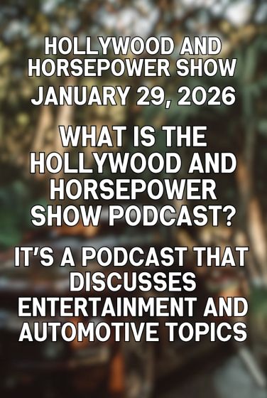 Hollywood and Horsepower 2026-01-29 Podcast