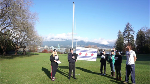 Republic citizens raise the flag and reclaim ‘crown’ land in Vancouver, May 2021 