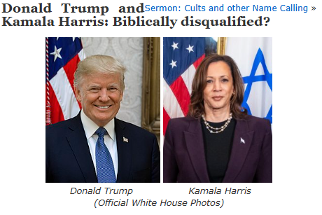 Trump vs. Harris vs. Scripture