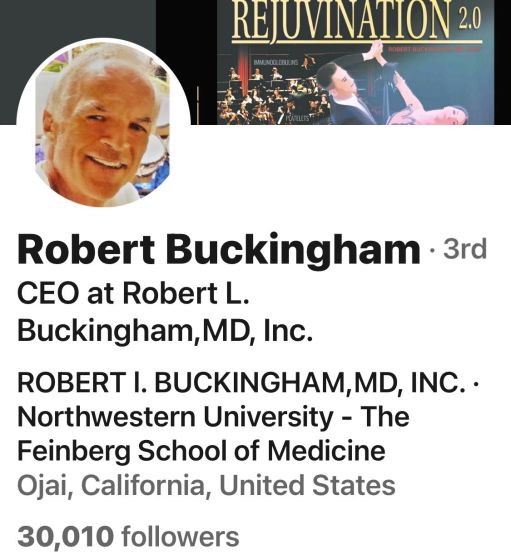 Guest, Dr. Robert Buckingham - Aging prevention and Keys to a long healthy life