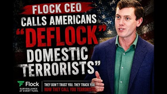Flock CEO Calls Americans Deflock Domestic Terrorists