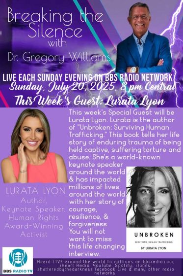 Guest, Lurata Lyon - Keynote Speaker, Human Rights Award-winning Activist and Author of Unbroken