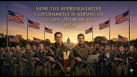 Now The Representative Government Is Asking Us to Give Up Our GOD-GIVEN RIGHTS - NO!