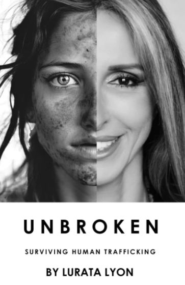 guest Lurata's book "Unbroken: Surviving Human Trafficking" 