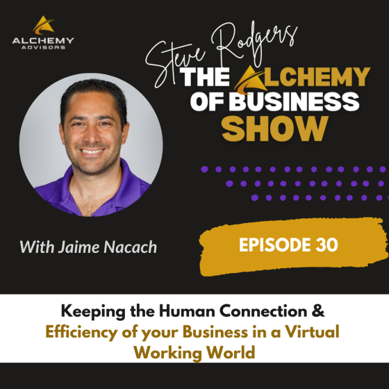 Keeping the Human Connection & Efficiency of your Business in a Virtual Working World with Jaime Nacach