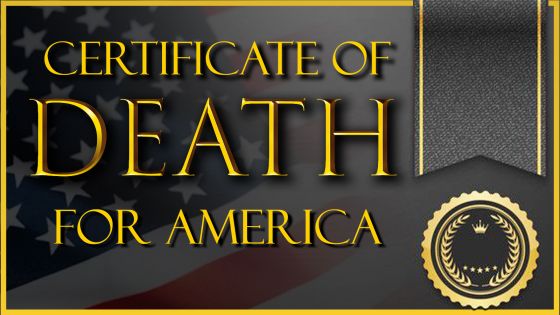 New Death Certificate of America