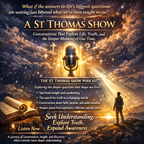 A St Thomas Show podcast graphic