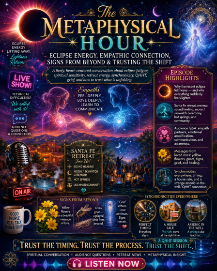 Eclipse Energy, Emphatic Connection, Signs From Beyond and Trusting The Spirit