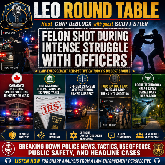 Felon Shot During Intense Struggle with Officers