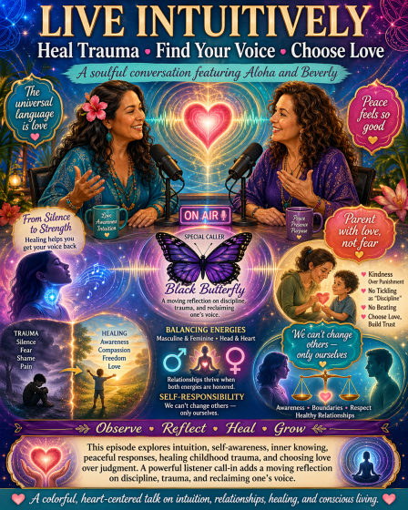 Live Intuitively - Heal Trauma - Find Your Voice - Choose Love