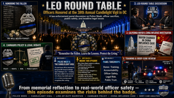 Officers Honored at the 38th Annual Candlelight Vigil in DC