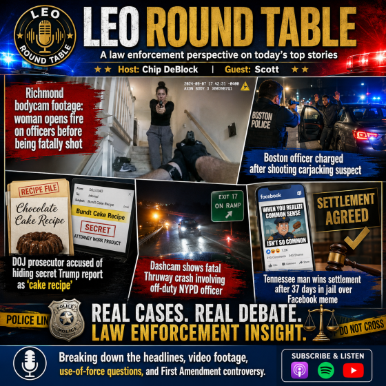 Real Cases. Real Debate. Law Enforcement Insight.