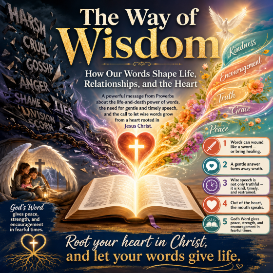 Root Your Heart in Christ and let your words give life