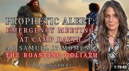Prophetic Alert, Emergency Meeting At Camp David, A 1 Samuel 17 Moment, The Boasting Goliath