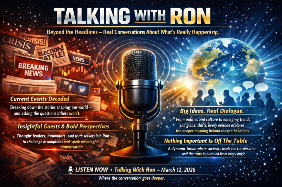 Talking with Ron podcast promo