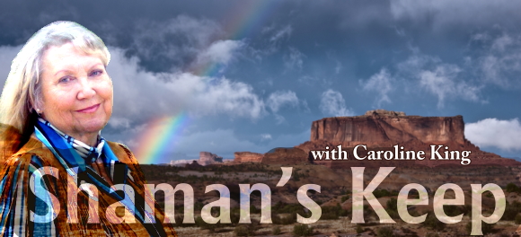 Shaman's Keep with Caroline King, banner