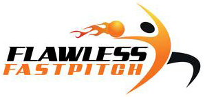 Flawless Fast Pitch Logo