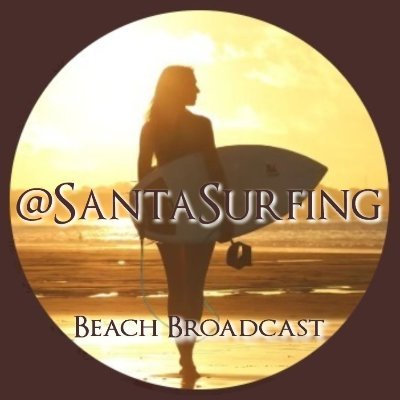 SANTA SURFING https://beachbroadcast.com