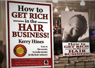 kerry Hines at a book signing for his written guide 