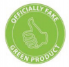 Officially Fake Green Product stamp