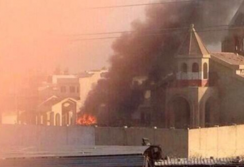 Catholic Churches fire bombed by Mapuche Indians in Chile, 2018