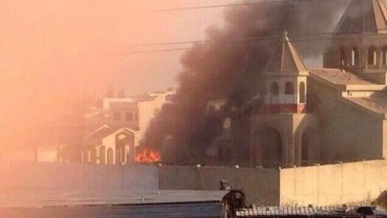 Catholic Churches fire bombed by Mapuche Indians in Chile, 2018