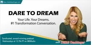 Michelle Beber with Debbi Dachinger on Dare to Dream Today!