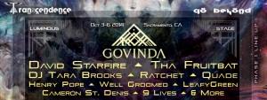 Transcendence Festival Oct. 3-6, 2014 Sacramento, CA