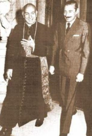 Good Buddies: Jorge Bergoglio (left) with his friend General Jorge Videla, butcher of thousands of Argentines