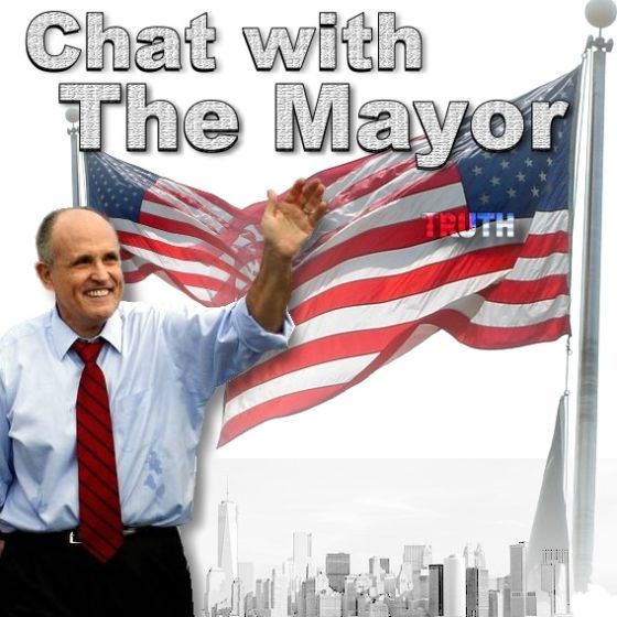 Speak to Rudy Giuliani, America's Mayor, live on BBS Radio TV new talk show "Chat with The Mayor"