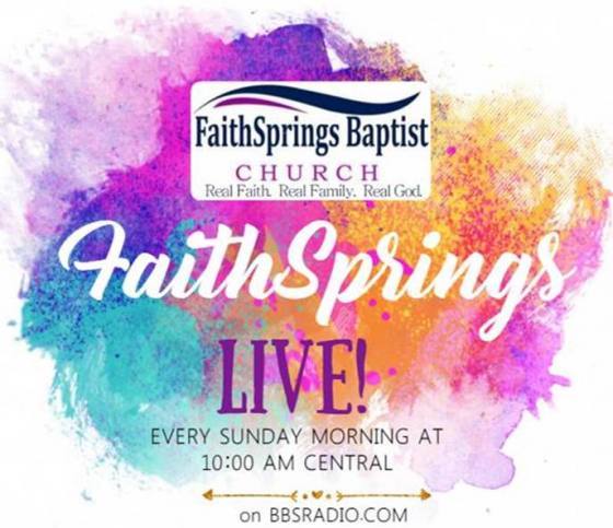 FaithSpring Baptist LIVE with Dr. Gregory Williams "Pastor"