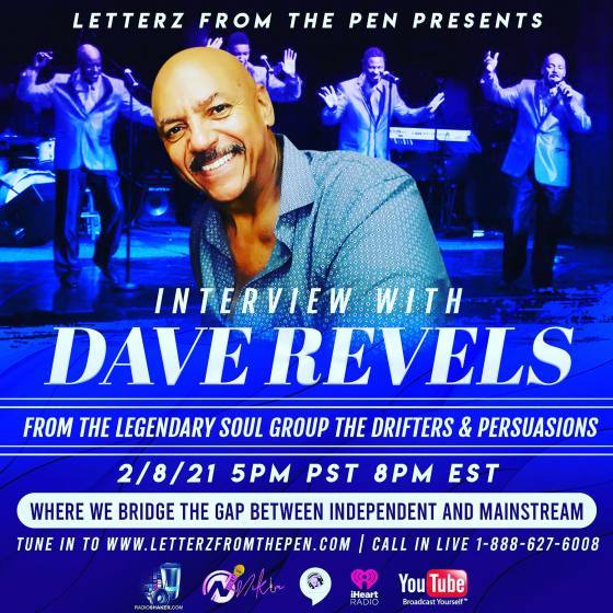 Letterz from the pen interviews legendary singer Dave Revels of the drifters