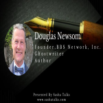 Douglas Newsom, cofounder of BBS Network, Inc. being interviewed on Sasha Talks