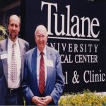 Johnny with his Dad in 1995 at his 50 year class reunion