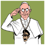 Pope Francis, Jorge Bergoglio, is disturbed late one night by an unexpected phone call