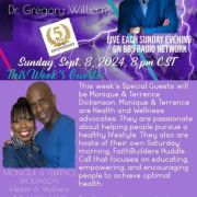 Guests, Monique and Terrence Dickenson, Health and Wellness Advocates