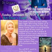 Special Guest will be Kelci Jager. She is the author of "A Million Miracles and The One That Never Came." 