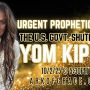 Urgent Prophetic Alert, The US Government Shutdown On Yom Kippur