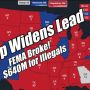 Trump Widens Lead - FEMA Broke 640 Million On Illegals - PraiseNPrayer