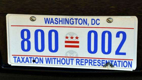 DC License plate